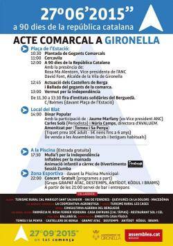 Acte comarcal a Gironella: