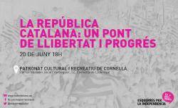 Cornellà de Llobregat aplega l'acte "La República Catalana: un pont de llibertat, justícia i progrés"