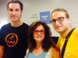 Juli Cuéllar (Mataró), Sandra Miras (El Masnou) i CUP Jan Catà (Calella) al Consell Comarcal del Maresme