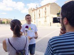 Presentació de l'acte que tindrà lloc el dia 6 de setembre a la plaça de Sant Francesc de Montblanc