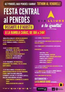 El Vendrell acollirà dissabte 8 d'agost l'acte central sobre la Igualtat