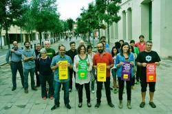La CUP-Crida Constituent presenta públicament la llista electoral de la circumscripció de Girona