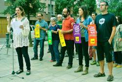 La CUP-Crida Constituent presenta públicament la llista electoral de la circumscripció de Girona