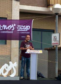 Gabriela Serra, David Fernández i Eugeni Rodríguez  a L'Hospitalet de Llobregat