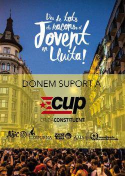La campanya "Des de tots els racons, el jovent en lluita" amb la CUP-CC
