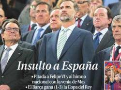Crida solidària amb els represaliats per la xiulada a l'himne espanyol