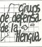 28. 1982- Logotip dels Grups de defensa de la llengua. GDL