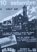 40. 1985-Cartell de Vilaboi i MDT.