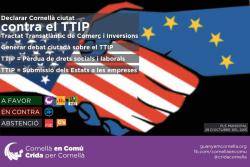 L?Ajuntament declara Cornellà municipi contra el TTIP i contra la violència masclista