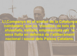 Als 83 anys de l'assassinat del President Lluís Companys