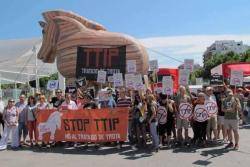 Mobilització contra el TTIP a Mallorca