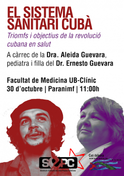Aleida Guevara parlarà sobre "Triomfs i objectius de la revolució cubana en salut" a la UB