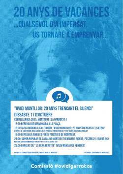 Homenatge a Ovidi Montllor a Montagut