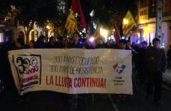 Manifestació a Palma contra el decret de Nova Planta