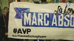 Manifestació a Vilanova i la Geltrú en suport al Marc