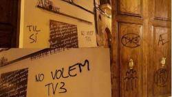 Noves pintades feixistes a Can Alcover de Palma