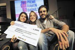 Sandra Vicente, Alba Crespo i Gabriel Ubieto guanyadors del Premi Ramon Barnils de Periodisme d'Investigació
