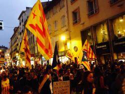 Milers de persones a Perpinyà reivindiquen un estatut per a Catalunya Nord a la cloenda del Correllengua 2015