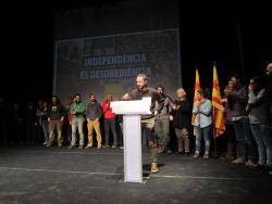 La CUP defensa la desobediència davant l'ofensia judicial espanyola