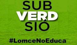 Escola Valenciana i la Plataforma Crida de les Illes participen en la campanya #lomceNOeduca