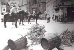 El 9 de setembre de 1979 es produeix una càrrega policial contra l'acte independentista del Fossar