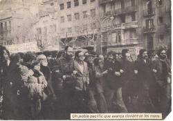 Manifestació per l'Amnistia de l'1 de febrer de 1976 (Imatge:Agressió a la pau. 1 i 8 de febrer. Testimoni gràfic)