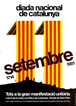 Cartell de la manifestació "autonomista" de la Diada de 1981