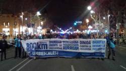 El Correscales arriba a Barcelona després de recórrer 800km denunciant la precarietat laboral