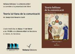 Presentació llibre Teoria lul·liana de la comunicació