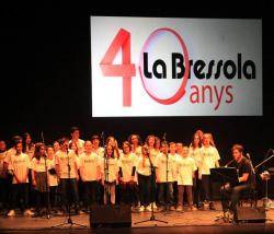 Acte de celebració dels 40 anys d'immersió catalana a La Bressola