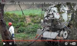 L?Ecoparc II aboca lixiviats a un torrent que aflueix al riu Ripoll