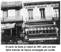 Carrer de Sants 1891