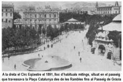 Plaça Catalunya 1891