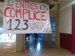 100% de les classes aturades a gairebé totes les facultats de la UAB la 1a jornada de vaga