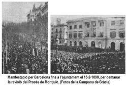 Manifestació per la revisió del procés (1898)