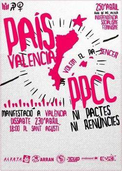 País Valencià, Països Catalans. Ni pactes ni renúncies!