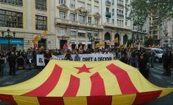 Bloc de la PDaD en la manifestació del 23-04-2016