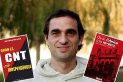 Marc Santasusana i Corzan, autor del llibre "Quan la CNT cridà independència"