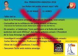 El proper diumenge 15 de maig es realitzaran actes de la "primavera amaziga" al Casal Popular de Cambrils