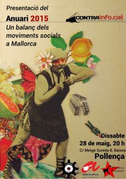 El 28 de maig a les 20h es farà a l?Ateneu de Pollença de Pollença