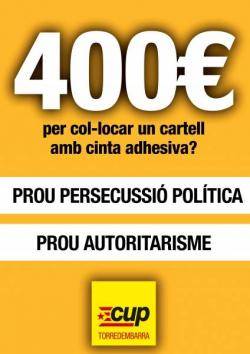 L'equip de govern de Torredembarra pretén multar amb 400 euros al regidor de la CUP