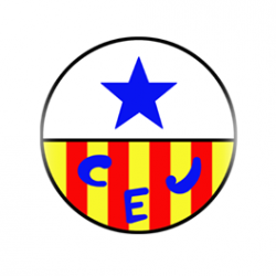 Escut del Club Esportiu Júpiter prohibit l'any 1924 per ser "una bandera separatista disimulada"