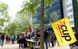 Acte del 1r de maig de l'esquerra independentista a Girona