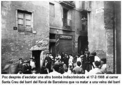 Bomba indiscriminada al Raval