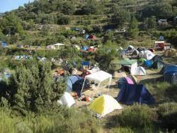 Zona d'acampada de l'Aplec del Ports