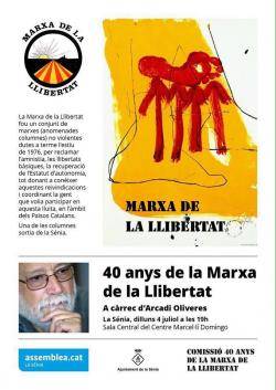 40à aniversari de la Marxa de la Llibertat a La Sénia