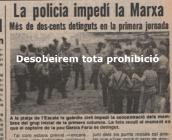 Ara fa 40 anys, Marxa de la Llibertat