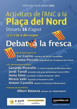 Representants de cinc forces sobiranistes debatran a la vila de Gràcia sobre el Proce?s Constituent
