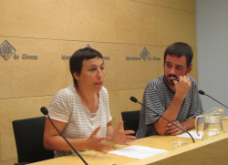 Laia Pèlach i Lluc Salellas, regidors de la CUP Girona