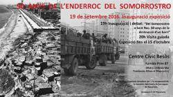 El Besòs acull l'exposició "50 anys de l'enderroc del barri del Somorrostro"